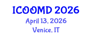 International Conference on Osteoporosis, Osteoarthritis and Musculoskeletal Diseases (ICOOMD) April 13, 2026 - Venice, Italy