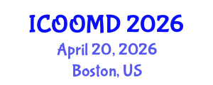International Conference on Osteoporosis, Osteoarthritis and Musculoskeletal Diseases (ICOOMD) April 20, 2026 - Boston, United States
