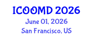 International Conference on Osteoporosis, Osteoarthritis and Musculoskeletal Diseases (ICOOMD) June 01, 2026 - San Francisco, United States