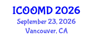 International Conference on Osteoporosis, Osteoarthritis and Musculoskeletal Diseases (ICOOMD) September 23, 2026 - Vancouver, Canada