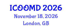 International Conference on Osteoporosis, Osteoarthritis and Musculoskeletal Diseases (ICOOMD) November 18, 2026 - London, United Kingdom