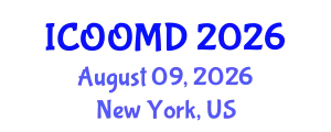 International Conference on Osteoporosis, Osteoarthritis and Musculoskeletal Diseases (ICOOMD) August 09, 2026 - New York, United States