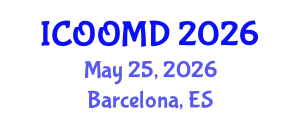 International Conference on Osteoporosis, Osteoarthritis and Musculoskeletal Diseases (ICOOMD) May 25, 2026 - Barcelona, Spain