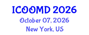 International Conference on Osteoporosis, Osteoarthritis and Musculoskeletal Diseases (ICOOMD) October 07, 2026 - New York, United States