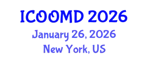 International Conference on Osteoporosis, Osteoarthritis and Musculoskeletal Diseases (ICOOMD) January 26, 2026 - New York, United States