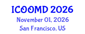 International Conference on Osteoporosis, Osteoarthritis and Musculoskeletal Diseases (ICOOMD) November 01, 2026 - San Francisco, United States