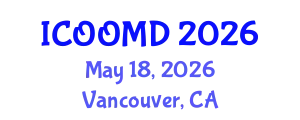 International Conference on Osteoporosis, Osteoarthritis and Musculoskeletal Diseases (ICOOMD) May 18, 2026 - Vancouver, Canada