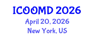 International Conference on Osteoporosis, Osteoarthritis and Musculoskeletal Diseases (ICOOMD) April 20, 2026 - New York, United States