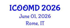 International Conference on Osteoporosis, Osteoarthritis and Musculoskeletal Diseases (ICOOMD) June 01, 2026 - Rome, Italy