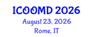 International Conference on Osteoporosis, Osteoarthritis and Musculoskeletal Diseases (ICOOMD) August 23, 2026 - Rome, Italy