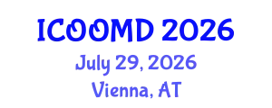 International Conference on Osteoporosis, Osteoarthritis and Musculoskeletal Diseases (ICOOMD) July 29, 2026 - Vienna, Austria