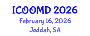 International Conference on Osteoporosis, Osteoarthritis and Musculoskeletal Diseases (ICOOMD) February 16, 2026 - Jeddah, Saudi Arabia