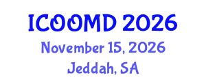 International Conference on Osteoporosis, Osteoarthritis and Musculoskeletal Diseases (ICOOMD) November 15, 2026 - Jeddah, Saudi Arabia