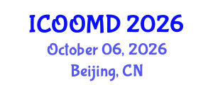 International Conference on Osteoporosis, Osteoarthritis and Musculoskeletal Diseases (ICOOMD) October 06, 2026 - Beijing, China