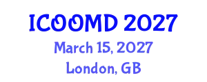International Conference on Osteoporosis, Osteoarthritis and Musculoskeletal Diseases (ICOOMD) March 15, 2027 - London, United Kingdom