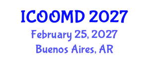 International Conference on Osteoporosis, Osteoarthritis and Musculoskeletal Diseases (ICOOMD) February 25, 2027 - Buenos Aires, Argentina