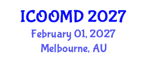 International Conference on Osteoporosis, Osteoarthritis and Musculoskeletal Diseases (ICOOMD) February 01, 2027 - Melbourne, Australia