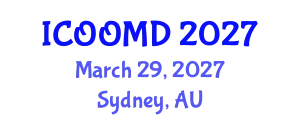 International Conference on Osteoporosis, Osteoarthritis and Musculoskeletal Diseases (ICOOMD) March 29, 2027 - Sydney, Australia