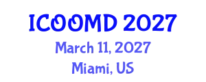 International Conference on Osteoporosis, Osteoarthritis and Musculoskeletal Diseases (ICOOMD) March 11, 2027 - Miami, United States