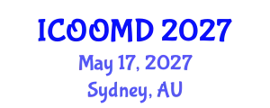 International Conference on Osteoporosis, Osteoarthritis and Musculoskeletal Diseases (ICOOMD) May 17, 2027 - Sydney, Australia