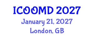 International Conference on Osteoporosis, Osteoarthritis and Musculoskeletal Diseases (ICOOMD) January 21, 2027 - London, United Kingdom