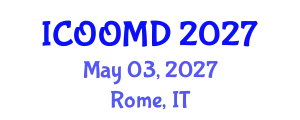 International Conference on Osteoporosis, Osteoarthritis and Musculoskeletal Diseases (ICOOMD) May 03, 2027 - Rome, Italy