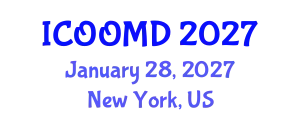 International Conference on Osteoporosis, Osteoarthritis and Musculoskeletal Diseases (ICOOMD) January 28, 2027 - New York, United States