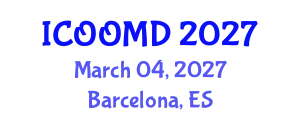 International Conference on Osteoporosis, Osteoarthritis and Musculoskeletal Diseases (ICOOMD) March 04, 2027 - Barcelona, Spain