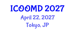 International Conference on Osteoporosis, Osteoarthritis and Musculoskeletal Diseases (ICOOMD) April 22, 2027 - Tokyo, Japan