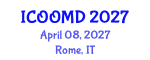 International Conference on Osteoporosis, Osteoarthritis and Musculoskeletal Diseases (ICOOMD) April 08, 2027 - Rome, Italy