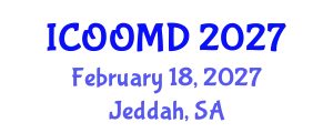 International Conference on Osteoporosis, Osteoarthritis and Musculoskeletal Diseases (ICOOMD) February 18, 2027 - Jeddah, Saudi Arabia