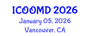 International Conference on Osteoporosis, Osteoarthritis and Musculoskeletal Diseases (ICOOMD) January 05, 2026 - Vancouver, Canada