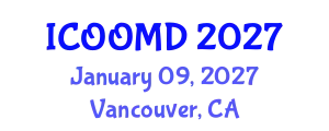International Conference on Osteoporosis, Osteoarthritis and Musculoskeletal Diseases (ICOOMD) January 09, 2027 - Vancouver, Canada