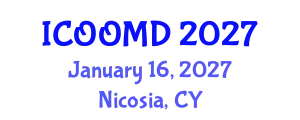 International Conference on Osteoporosis, Osteoarthritis and Musculoskeletal Diseases (ICOOMD) January 16, 2027 - Nicosia, Cyprus