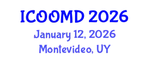 International Conference on Osteoporosis, Osteoarthritis and Musculoskeletal Diseases (ICOOMD) January 12, 2026 - Montevideo, Uruguay