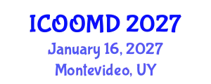 International Conference on Osteoporosis, Osteoarthritis and Musculoskeletal Diseases (ICOOMD) January 16, 2027 - Montevideo, Uruguay