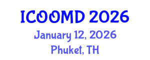 International Conference on Osteoporosis, Osteoarthritis and Musculoskeletal Diseases (ICOOMD) January 12, 2026 - Phuket, Thailand