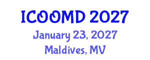 International Conference on Osteoporosis, Osteoarthritis and Musculoskeletal Diseases (ICOOMD) January 23, 2027 - Maldives, Maldives