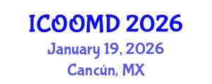 International Conference on Osteoporosis, Osteoarthritis and Musculoskeletal Diseases (ICOOMD) January 19, 2026 - Cancún, Mexico