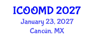 International Conference on Osteoporosis, Osteoarthritis and Musculoskeletal Diseases (ICOOMD) January 23, 2027 - Cancún, Mexico