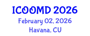 International Conference on Osteoporosis, Osteoarthritis and Musculoskeletal Diseases (ICOOMD) February 02, 2026 - Havana, Cuba