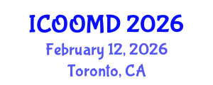 International Conference on Osteoporosis, Osteoarthritis and Musculoskeletal Diseases (ICOOMD) February 12, 2026 - Toronto, Canada