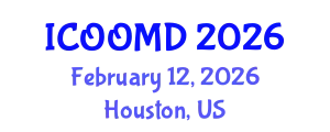 International Conference on Osteoporosis, Osteoarthritis and Musculoskeletal Diseases (ICOOMD) February 12, 2026 - Houston, United States