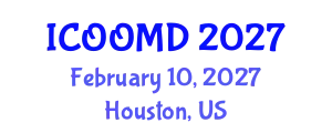 International Conference on Osteoporosis, Osteoarthritis and Musculoskeletal Diseases (ICOOMD) February 10, 2027 - Houston, United States