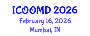 International Conference on Osteoporosis, Osteoarthritis and Musculoskeletal Diseases (ICOOMD) February 16, 2026 - Mumbai, India