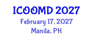 International Conference on Osteoporosis, Osteoarthritis and Musculoskeletal Diseases (ICOOMD) February 17, 2027 - Manila, Philippines