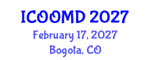 International Conference on Osteoporosis, Osteoarthritis and Musculoskeletal Diseases (ICOOMD) February 17, 2027 - Bogota, Colombia
