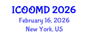 International Conference on Osteoporosis, Osteoarthritis and Musculoskeletal Diseases (ICOOMD) February 16, 2026 - New York, United States