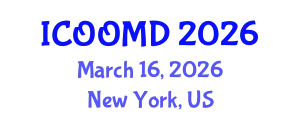 International Conference on Osteoporosis, Osteoarthritis and Musculoskeletal Diseases (ICOOMD) March 16, 2026 - New York, United States