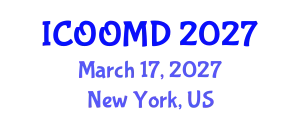 International Conference on Osteoporosis, Osteoarthritis and Musculoskeletal Diseases (ICOOMD) March 17, 2027 - New York, United States
